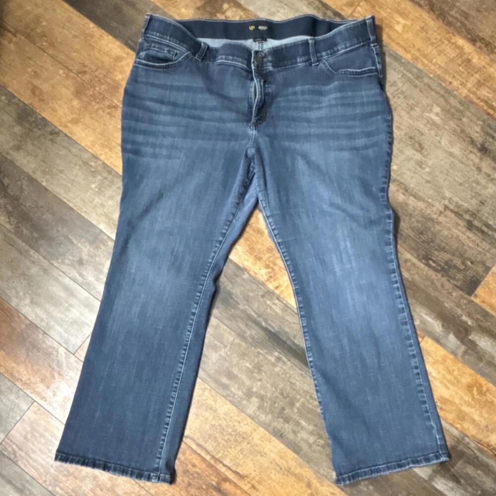 Lee Bootcut Mid Rise Flex Motion Jeans Stretch Women's 22W